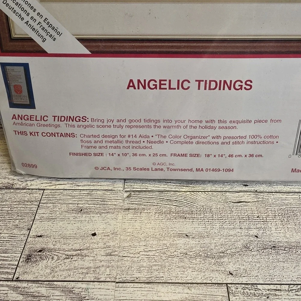 Counted Cross Stitch Picture- Angelic Tidings - Needle‎ Treasures 10